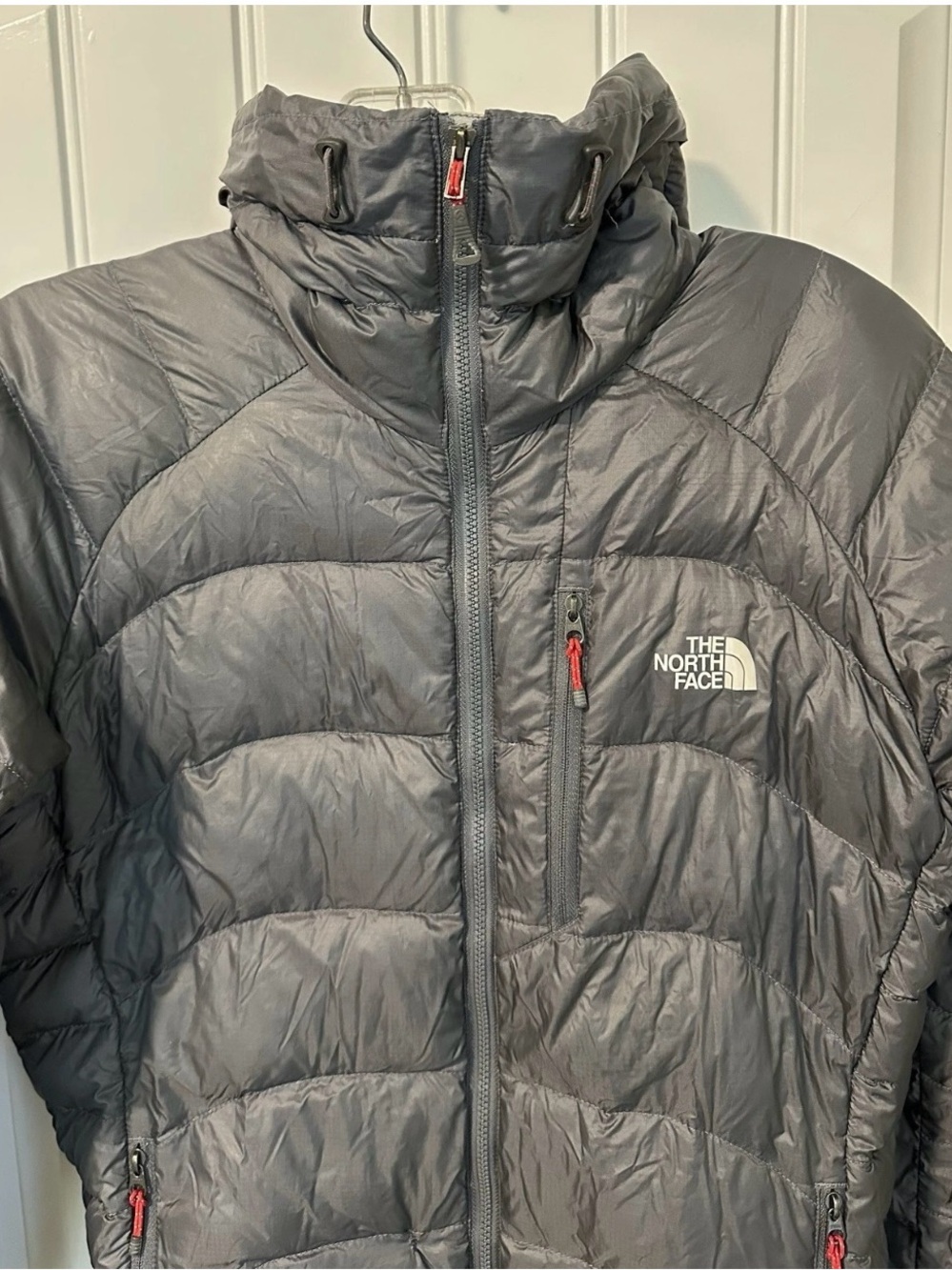 The North Face Summit Series Gray Packable Hooded Down Jacket 700 Fill - Picture 3 of 10